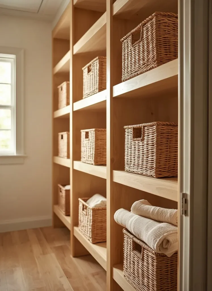 Woven Basket Shelving